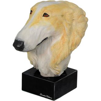 OEM Galgo Ruso Borzoi, Borzoi, Barzoi - Estatuilla Pintada, Figura, Realizada Por El Artista, Marca Art-dog
