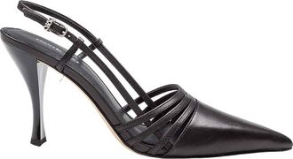 Michael Kors Haisley Slingback in black leather