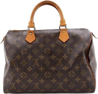Louis Vuitton Speedy Handbag Monogram Canvas 30 satchel - Bruin