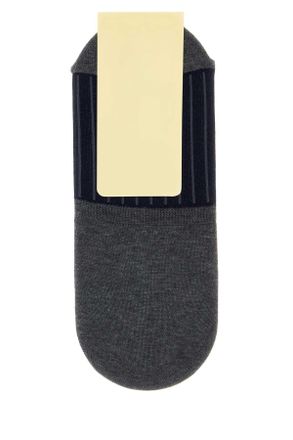 Gallo Mens Two-Tone Stretch Cotton Blend Invisible Socks Oltremare Calze