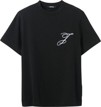 Jacquemus T-shirts - Heren - T-shirts - Zwart - M - Katoen - Tops