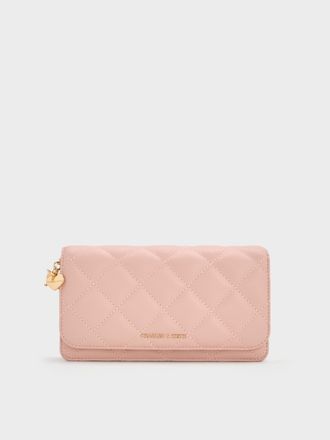 Charles & Keith Arrietty Quilted Wallet On Chain