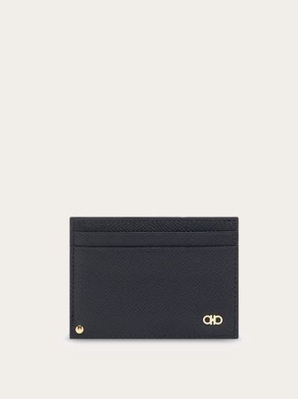 Ferragamo Men Gancini credit card holder Black