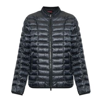 Diesel Rain Jackets, male, Black, Size: 2XL W-Pilot-Wrd Jacket