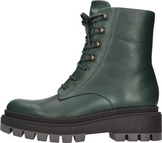 Chie Mihara Laarzen Groen - Dames - Veterlaarzen - Groen - 37 EU - Schoenen