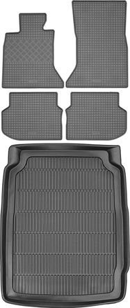 OEM Juego De Alfombrillas De Goma Para Coche Y Alfombrilla Para Maletero Para Bmw Serie 5 F10 Sed&aacute;n (2010-2014)