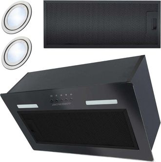 OEM Campana Extractora Bajo Mueble 52cm Negra Bt-236