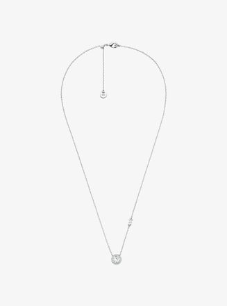 Michael Kors Round Stone Pendant Necklace