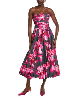 AMUR Amur Helena Bubble Midi Dress