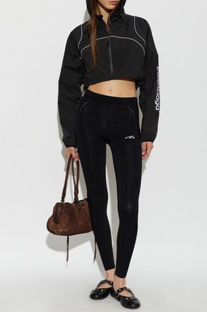 Balenciaga Short Jacket With Hood, Womens, Black