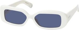 Jacquemus Authentieke Rond Bril Premium Kwaliteit - unisex - Zonnebrillen - Wit - ONE Size - Accessoires