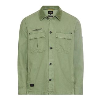 Camel Active Lichte Jassen - Heren - Zomerjassen - Groen - XL - Jassen