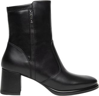 Nero Giardini Stivaletti in pelle e materiale tecnico - - Shoes - Donna - Nero - 35 EU