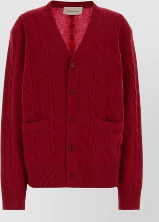 Ami merino wool cardigan