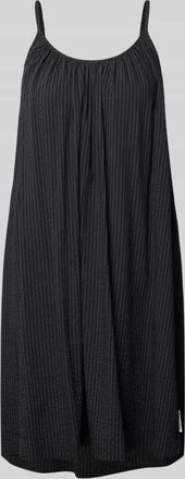 Marc O'Polo Loose Fit Strandkleid aus Viskose-Baumwoll-Mix in Black, Gr&ouml;&szlig;e XL