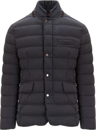 Moorer Donsjack - Heren - Winterjassen - Zwart - M - Polyester - Jassen