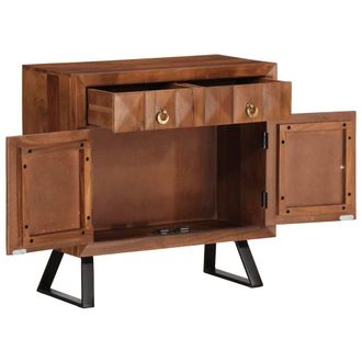 Berkfield Home Drawer Cabinet Honey Brown 70x35x70 cm Solid Wood Acacia | Size: 70 x 35 x 70 cm