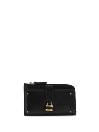 Chlo&eacute; Womens Coin Purse Paddington Black Calf Leather (bos Taurus) Wallets & Purses