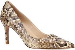 Pelle Moda Lizel 2 Pointed Toe Pump in Natural Snake Print at Nordstrom Rack, Size 5.5