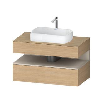 Duravit Duravit Qatego Consola Mueble Bajo Lavabo, 1 Extra&iacute;ble, 1 Caj&oacute;n