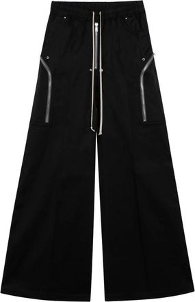 Rick Owens Heizer Belas Trousers - male - Rick Owens - Wide Trousers - Black - M - Trousers