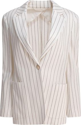 Max Mara Womens Jadi Shirt - Ivory Cotton - Size EU 40 (Womens)