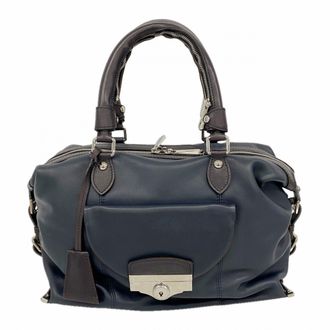 Louis Vuitton Navy Boston Bag (Pre-Owned)
