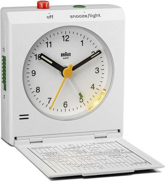Braun Bc 05 W Despertador Blanco Dise&ntilde;o Compacto Moderno