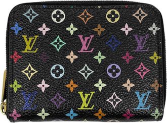 Louis Vuitton Monogram Multicolore Black Noir Monogram Multicolore Coin Purse/Coin Case (Pre-Owned)