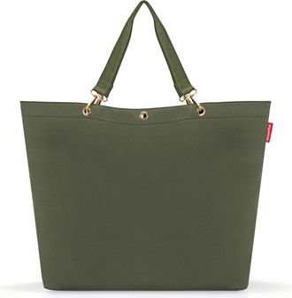 Reisenthel Shopper REISENTHEL Shopper XL 35 l, Damen, Gr. B/H/T: 68cm x 45,5cm x 20cm, dunkelgr&uuml;n, Polyester, Taschen Shopper
