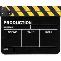 OEM Claqueta Acr&iacute;lica De 30 X 25 Cm Para Directores, Herramienta Profesional De Claqueta Para Cine Y Fotograf&iacute;a - Crezuo