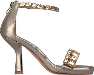 Alma En Pena Sieraad armband sandaal - Dames - Sandalen met hakken - Geel - 39 EU - Schoenen