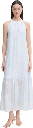 Gaud&igrave; Dames, Jurken, Blauw, Maat: S Viscose