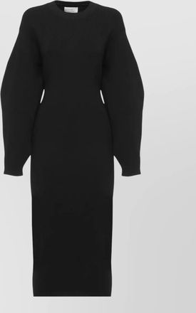 Loulou Studio ribbed long-sleeve knee-length knitted dress