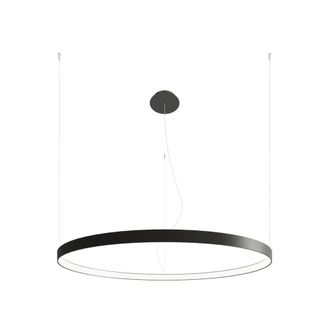 Thoro L&aacute;mpara de techo acero negro 4000k alt. 150 cm