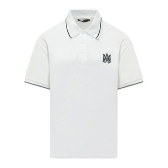 Amiri Polo Shirts, male, White, Size: M MA Core Logo Polo