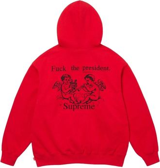 SUPREME FW25 President Hooded Sweatshirt Red FW25SW80-RED