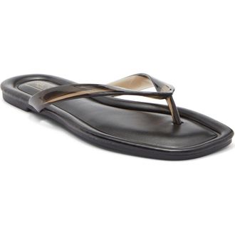 Rachel Roy Montauk Flip Flop in Black Clear at Nordstrom Rack, Size 6.5