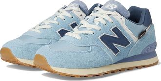 New Balance Classics U574v1 Shoes Light Blue/Indigo : US Mens 12 - Womens 13.5 Medium, Suede/Textile
