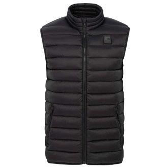 SoulCal&Co SoulCal Herenvest met microquiltpatroon (Zwart)
