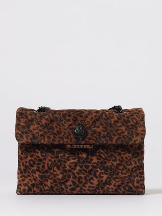 Kurt Geiger Borsa Kensington Kurt Geiger London in camoscio trapuntato stampa animalier