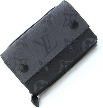 Louis Vuitton Pre-owned Monogram Eclipse Coin Case - Heren - Vintage Accessoires - Zwart - ONE Size - Vintage