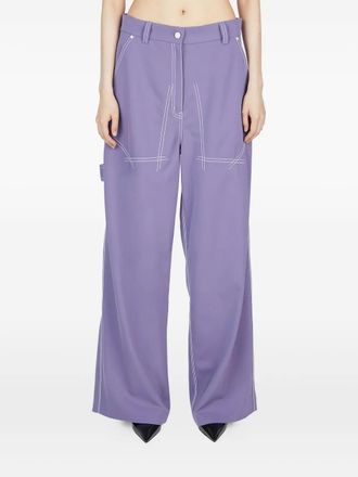 Stella McCartney Pantaloni dritti - Viola