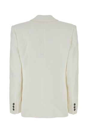 Alessandra Rich Fabx3630f4244 822 White (a)vi Co Pa Lining: Giacche E Gilet Jacket