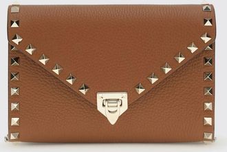 Valentino Garavani Borsa Rockstud Valentino Garavani in pelle a grana