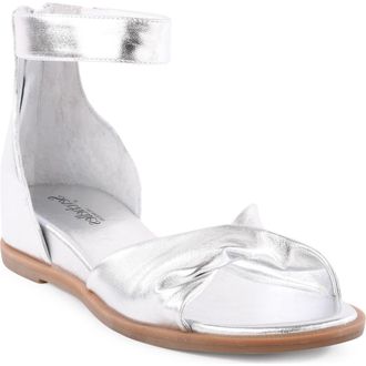 Seychelles Look Up Ankle Strap Sandal in Silver at Nordstrom Rack, Size 6.5