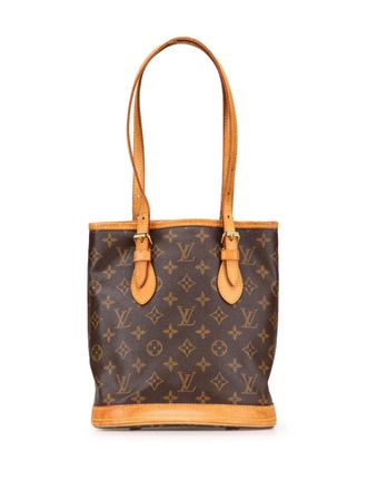 Louis Vuitton Borsa a secchiello Petit con monogramma 2001 - Marrone