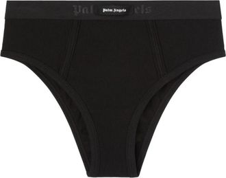 Palm Angels Logo High Waist Ondergoed - Dames - Onderbroek - Zwart - S - Ondergoed