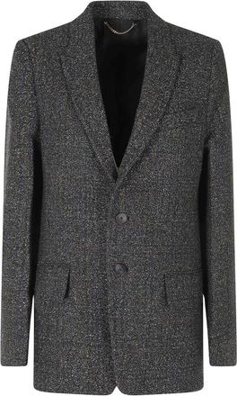 Victoria Beckham Tailored Jacket - Dames - Blazers - Grijs - 3XS - Wol - Jassen