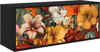 vidaXL Mueble De Tv Montado En La Pared Gennep 102 X 33 X 40 Cm Vidaxl